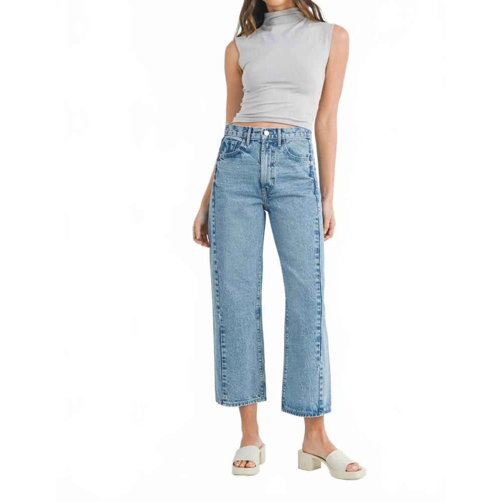 Just Black Sky Blue Wide Leg Jeans